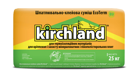 шпатлювально-клейова суміш Kirchland® EcoTerm