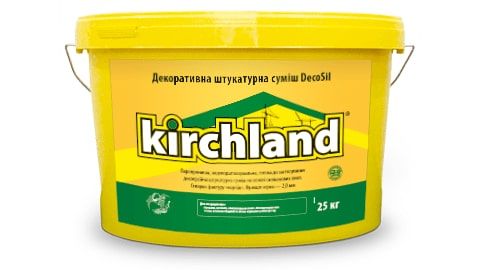 Kirchland® DecoSil декоративная штукатурная смесь