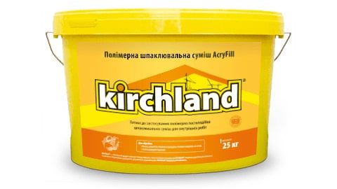 Kirchland® AcryFill полімерна шпатлювальна суміш