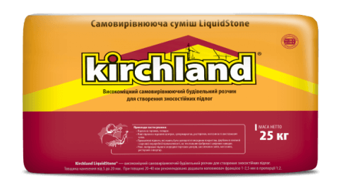 Kirchland® LiquidStone самовирівнююча суміш